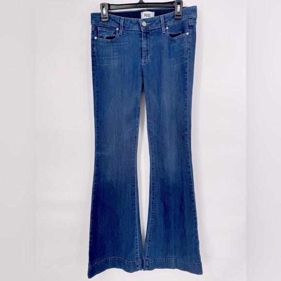 Paige Fiona Flare Leg Jeans Dylan Wash size 30 - Picture 4 of 10